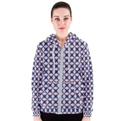 Kaleidoscope Tiles Women s Zipper Hoodie