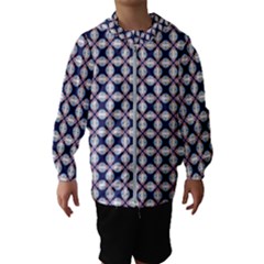 Kaleidoscope Tiles Hooded Wind Breaker (kids)