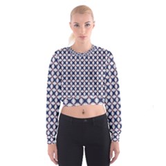 Kaleidoscope Tiles Cropped Sweatshirt