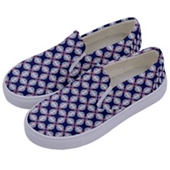 Kaleidoscope Tiles Kids  Canvas Slip Ons by jumpercat