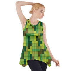 Tetris Camouflage Forest Side Drop Tank Tunic by jumpercat