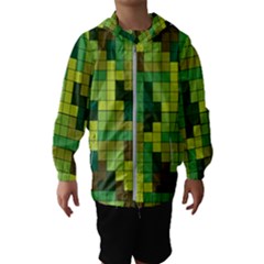 Tetris Camouflage Forest Hooded Wind Breaker (kids)