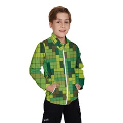 Tetris Camouflage Forest Wind Breaker (kids)