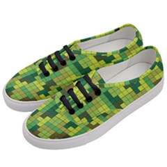 Tetris Camouflage Forest Women s Classic Low Top Sneakers by jumpercat