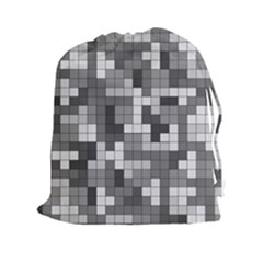 Tetris Camouflage Urban Drawstring Pouches (xxl) by jumpercat