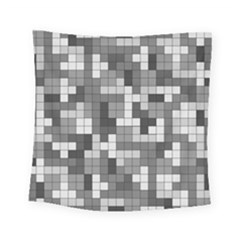 Tetris Camouflage Urban Square Tapestry (small)