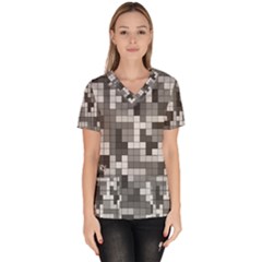 Tetris Camouflage Urban Scrub Top by jumpercat