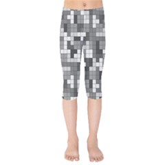 Tetris Camouflage Urban Kids  Capri Leggings  by jumpercat