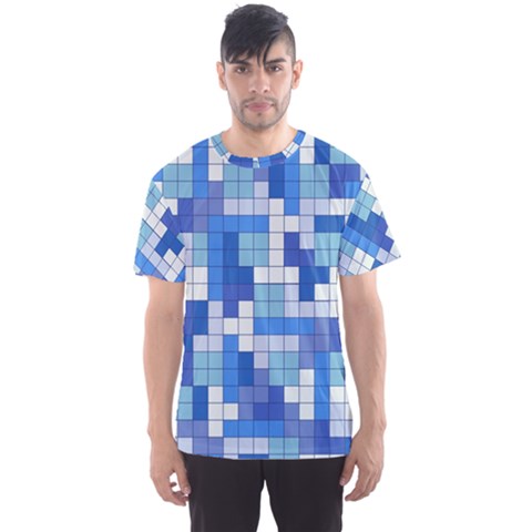 Tetris Camouflage Marine Men s Sports Mesh Tee by jumpercat