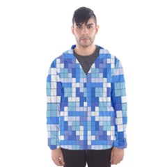 Tetris Camouflage Marine Hooded Wind Breaker (men)