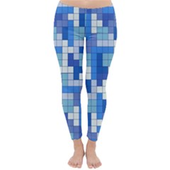 Tetris Camouflage Marine Classic Winter Leggings