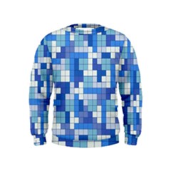 Tetris Camouflage Marine Kids  Sweatshirt