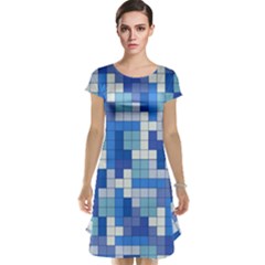 Tetris Camouflage Marine Cap Sleeve Nightdress by jumpercat