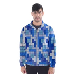 Tetris Camouflage Marine Wind Breaker (men)