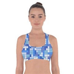 Tetris Camouflage Marine Cross Back Sports Bra by jumpercat