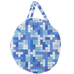 Tetris Camouflage Marine Giant Round Zipper Tote by jumpercat