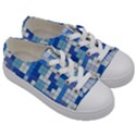 Tetris Camouflage Marine Kids  Low Top Canvas Sneakers View3