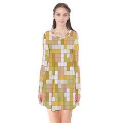 Tetris Camouflage Desert Flare Dress by jumpercat