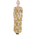 Tetris Camouflage Desert Quarter Sleeve Wrap Maxi Dress View2