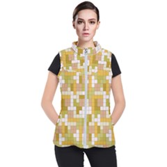 Tetris Camouflage Desert Women s Puffer Vest by jumpercat