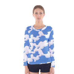 Cloud Lines Women s Long Sleeve Tee