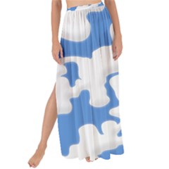 Cloud Lines Maxi Chiffon Tie-up Sarong