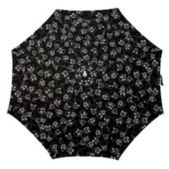 A Lot Of Skulls Black Straight Umbrellas