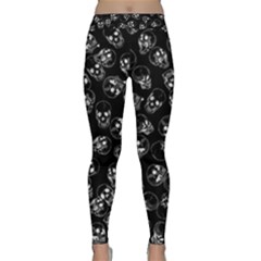 A Lot Of Skulls Black Classic Yoga Leggings by jumpercat