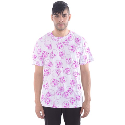 A Lot Of Skulls Pink Men s Sports Mesh Tee by jumpercat