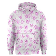 A Lot Of Skulls Pink Men s Pullover Hoodie