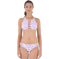 A Lot Of Skulls Pink Perfectly Cut Out Bikini Set by jumpercat