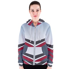 Modern Shapes Women s Zipper Hoodie