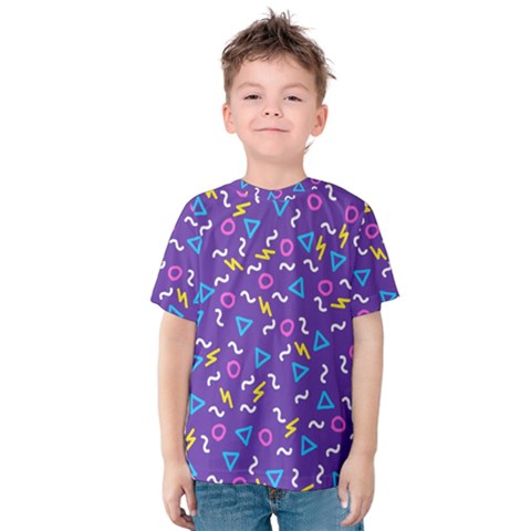 Retro Wave 1 Kids  Cotton Tee by jumpercat