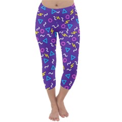 Retro Wave 1 Capri Winter Leggings 