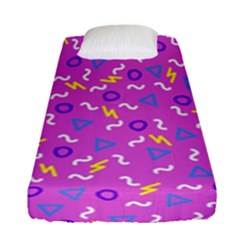 Retro Wave 2 Fitted Sheet (single Size)