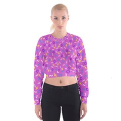 Retro Wave 2 Cropped Sweatshirt