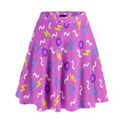 Retro Wave 2 High Waist Skirt