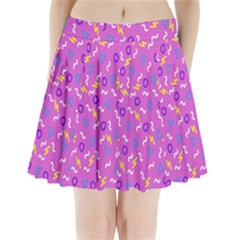 Retro Wave 2 Pleated Mini Skirt