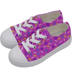 Retro Wave 2 Kids  Low Top Canvas Sneakers