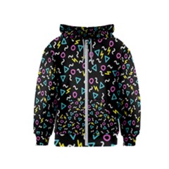 Retro Wave 3 Kids  Zipper Hoodie