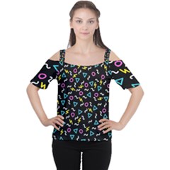 Retro Wave 3 Cutout Shoulder Tee