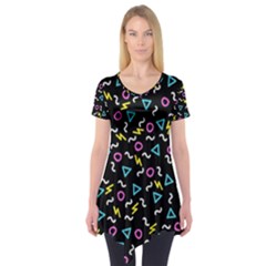 Retro Wave 3 Short Sleeve Tunic  by jumpercat