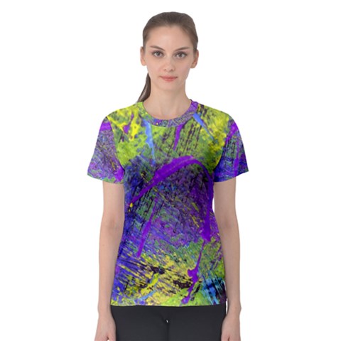 Ink Splash 02 Women s Sport Mesh Tee by jumpercat