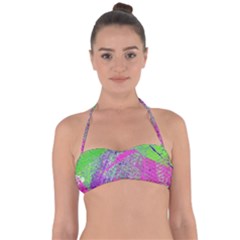 Ink Splash 03 Halter Bandeau Bikini Top by jumpercat