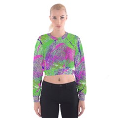 Ink Splash 03 Cropped Sweatshirt