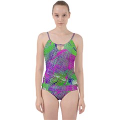 Ink Splash 03 Cut Out Top Tankini Set