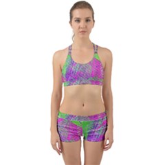 Ink Splash 03 Back Web Sports Bra Set