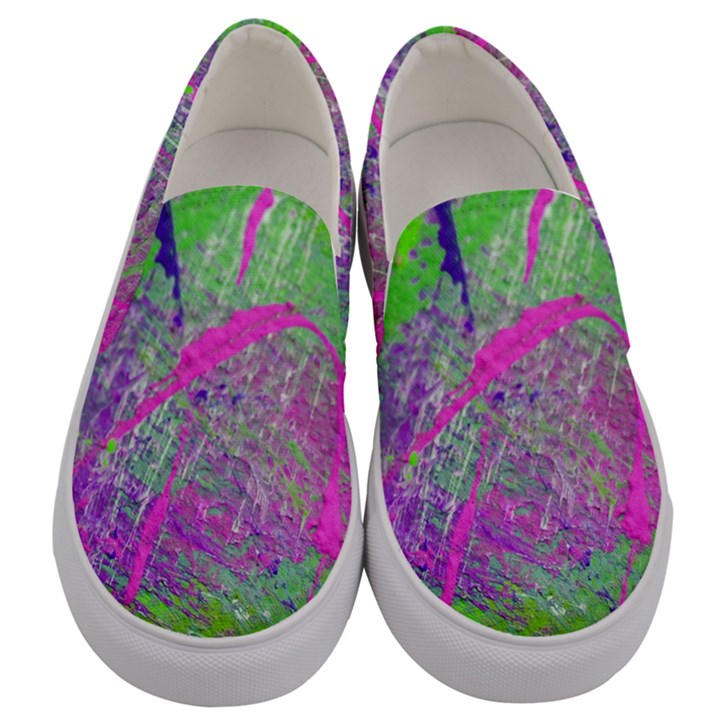 Ink Splash 03 Men s Canvas Slip Ons