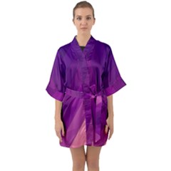 Tri 01 Quarter Sleeve Kimono Robe