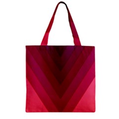 Tri 02 Zipper Grocery Tote Bag